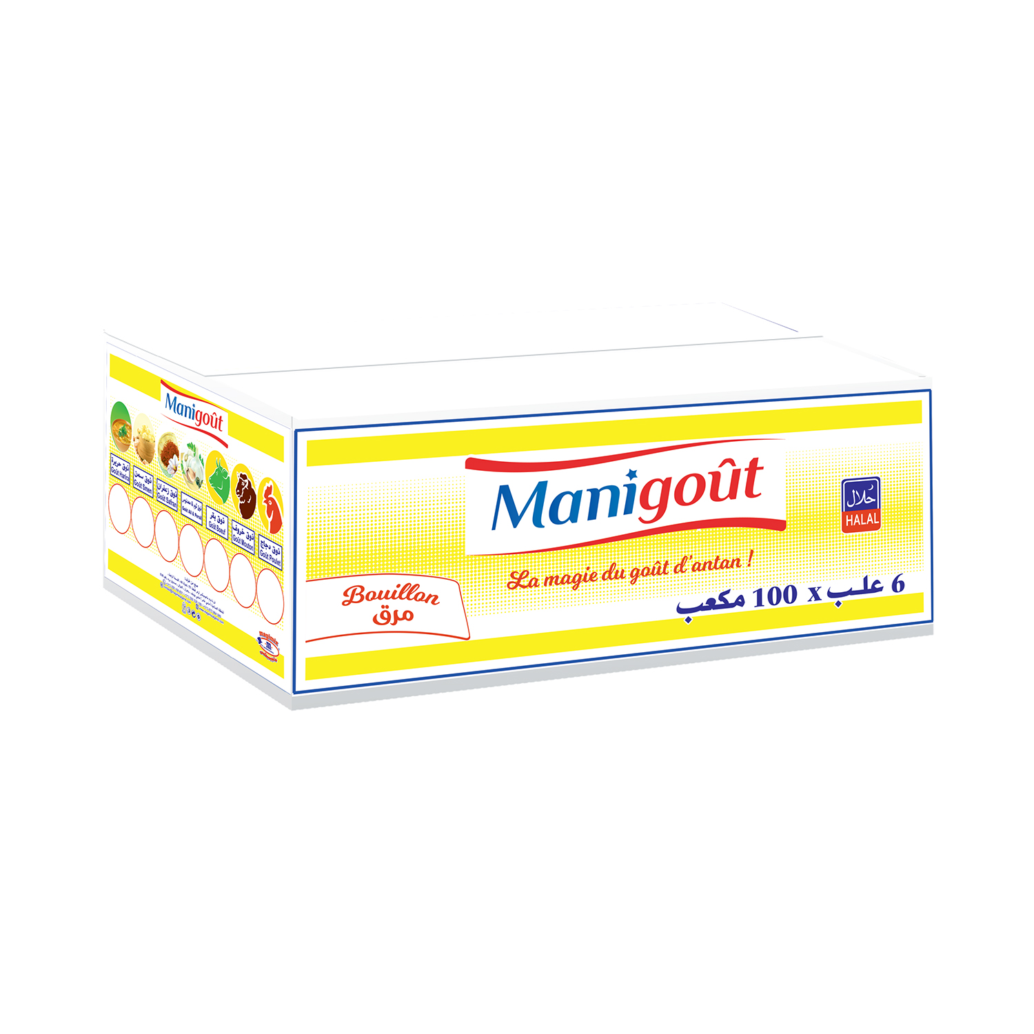 Boite 6 Bocaux de 100 Cubes