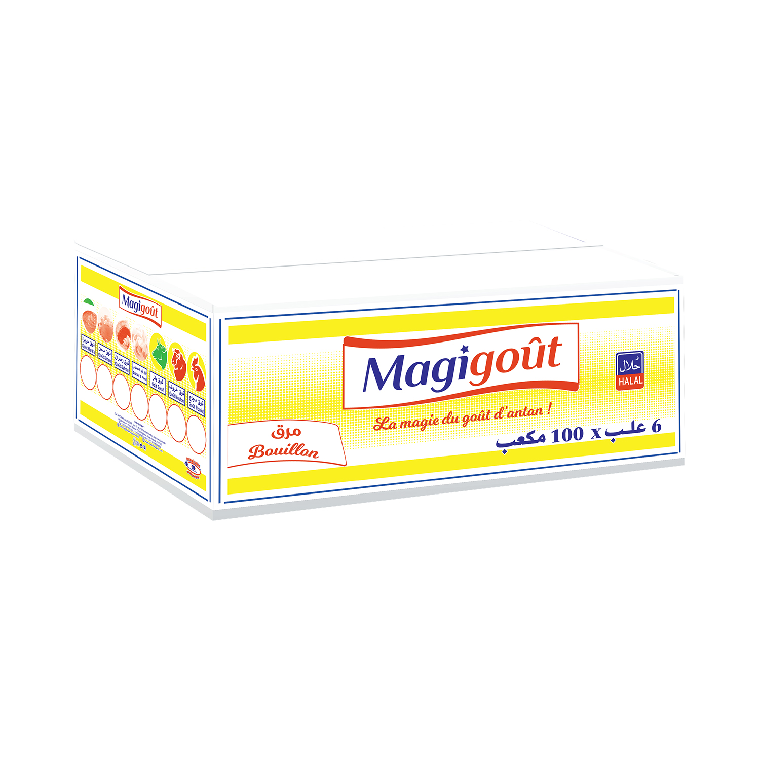 Boite 6 Bocaux de 100 Cubes